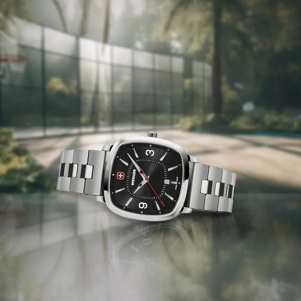 Reloj Wenger Vintage Sport Black Cuarzo Steel 01.1921.108