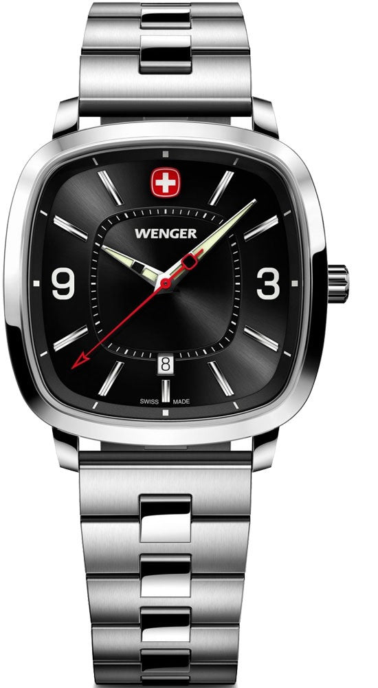 Reloj Wenger Vintage Sport Black Cuarzo Steel 01.1921.108