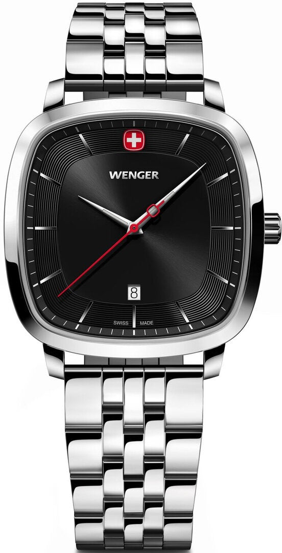 Reloj Wenger Vintage Black Cuarzo Steel 01.1921.102