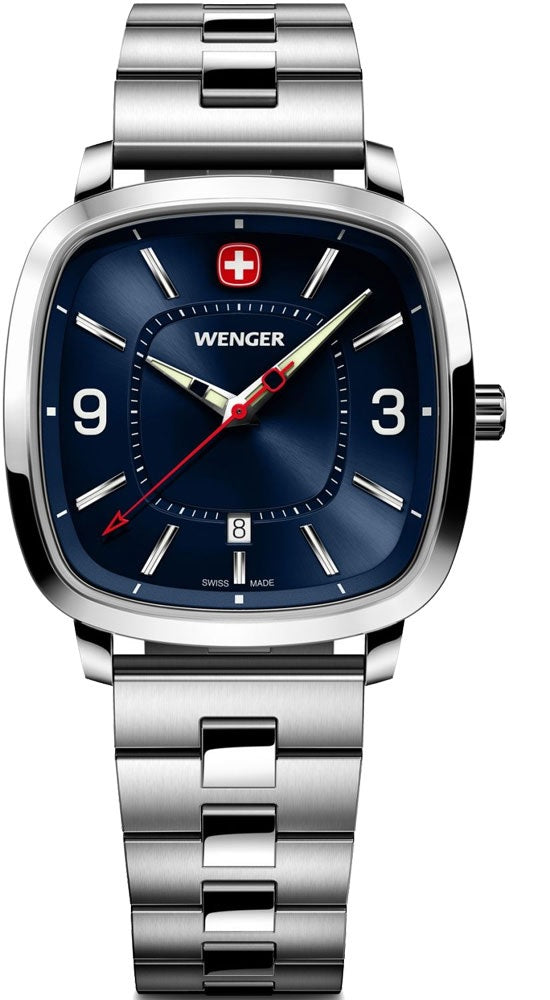 Reloj Wenger Vintage Sport Blue Cuarzo Steel 01.1921.110