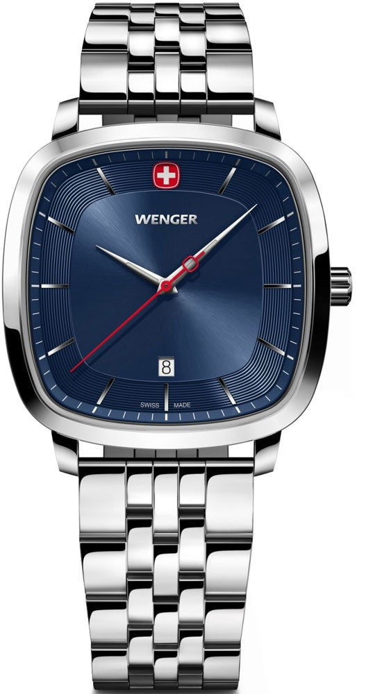 Reloj Wenger Vintage Blue Cuarzo Steel 01.1921.103