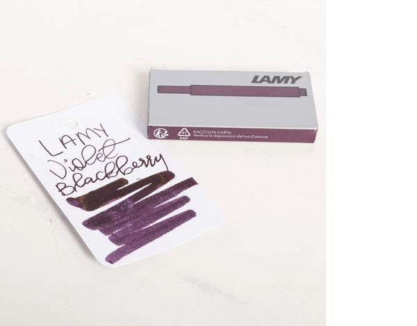 Tinta Pluma Fuente Lamy T10 - Cartridges Violet Blackberry (5 Pcs)