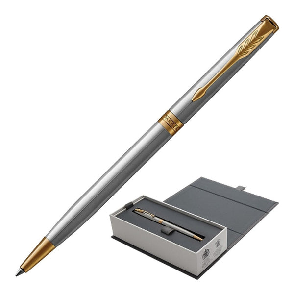 Lapicera Boligrafo Parker Sonnet Stainl. Steel Slim Black Gt