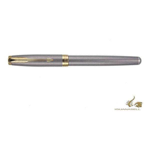 Lapicera Roller Parker Sonnet Silver With Ciselé Pattern