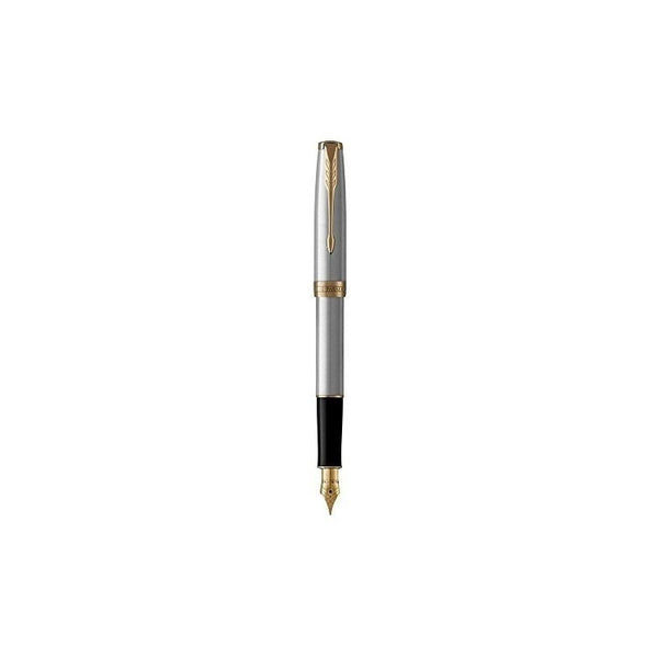 Lapicera Pluma Parker Sonnet Stainless Steel Gt - Medium