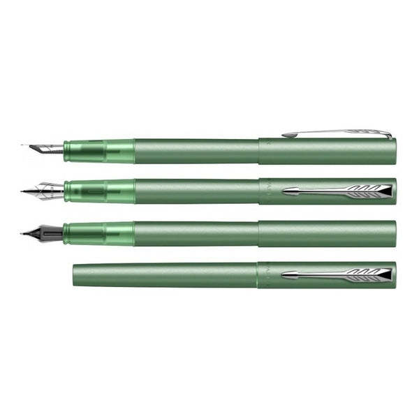 Lapicera Pluma Parker Vector Xl Green - Fine