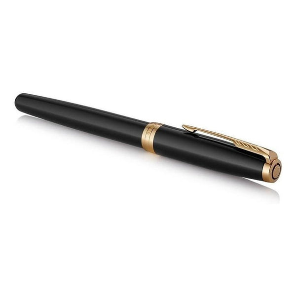 Lapicera Roller Parker Sonnet Black Lacquer Gt