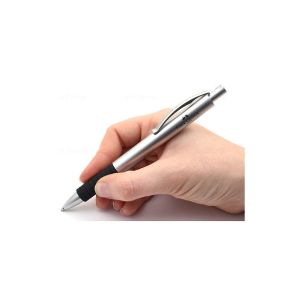 Lapicera Boligrafo Faber-castell Essentio Silver Mate