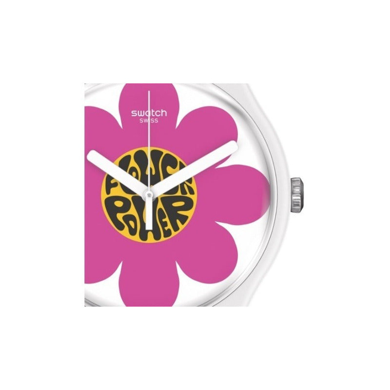 Reloj Swatch Bioceramic Flower Power Flower Hour So32m104