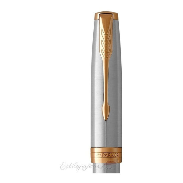 Lapicera Pluma Parker Sonnet Stainless Steel Gt - Medium