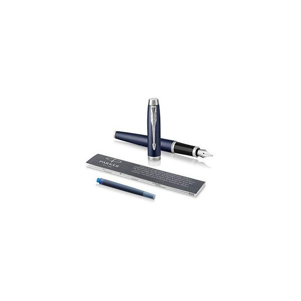 Lapicera Pluma Fuente Parker Im Matte Blue Ct