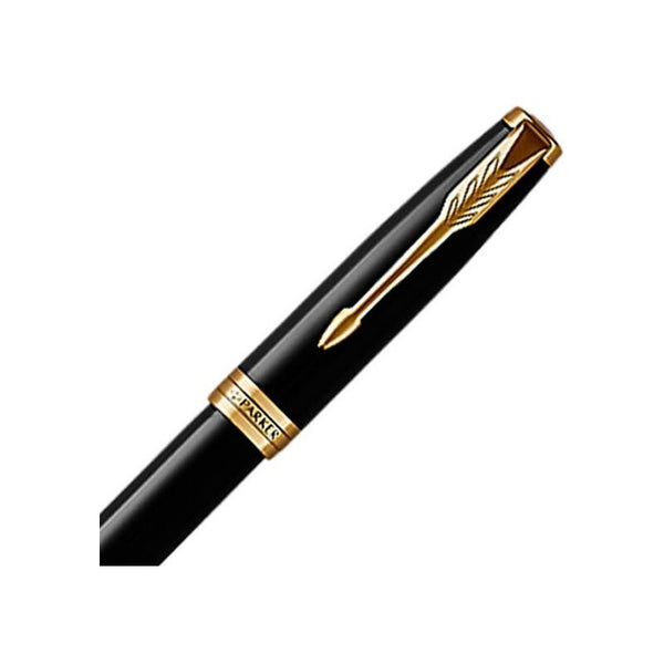 Lapicera Roller Parker Sonnet Black Lacquer Gt