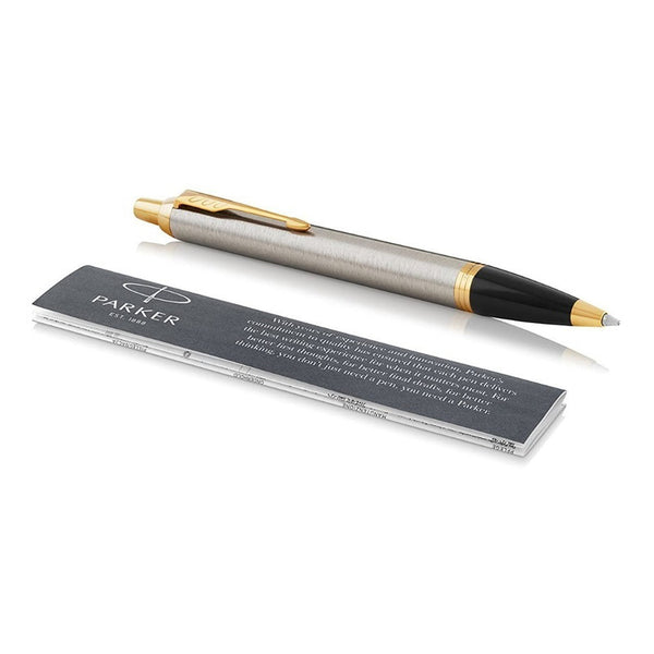 Lapicera Boligrafo Parker Im Brushed Metal Gt