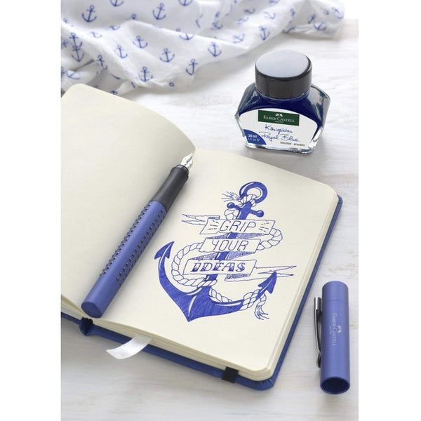 Tinta Para Pluma Fuente Faber-castell - 62,5ml - Azul