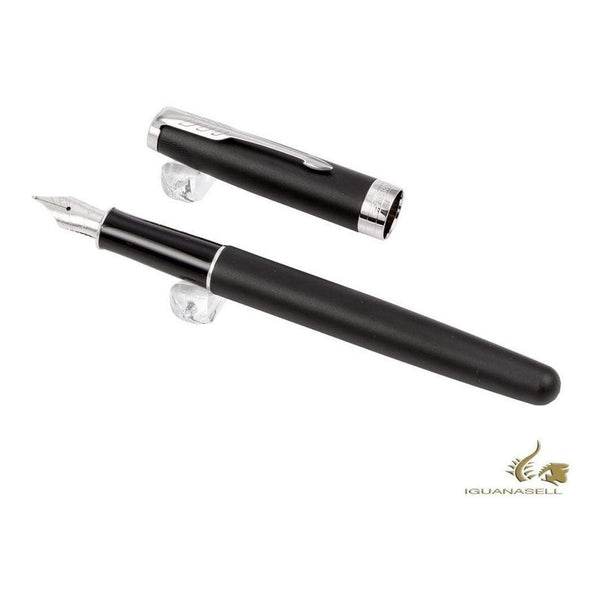 Lapicera Pluma Parker Sonnet Matte Lacquered Black Silver (M)