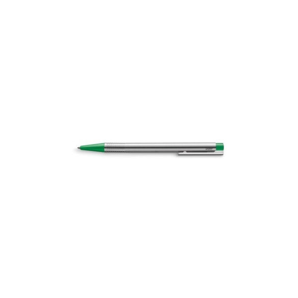 Lapicera Boligrafo Lamy Logo Stainless Steel Matt Green