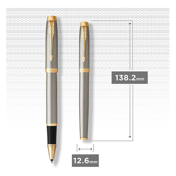 Lapicera Roller Parker Im Brushed Metal Gt