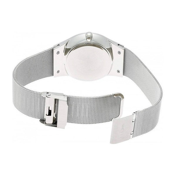 Reloj Bering Men Watch Polished Silver Blue Dial 11938-003