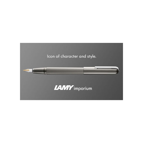 Lapicera Pluma Lamy Imporium Blkblk - Medium