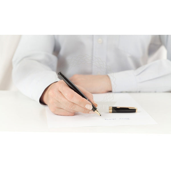 Lapicera Roller Parker Sonnet Black Lacquer Gt