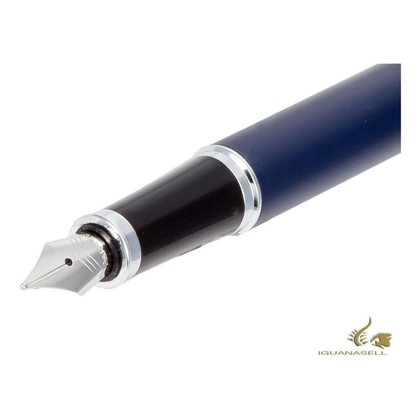 Lapicera Pluma Fuente Parker Im Matte Blue Ct