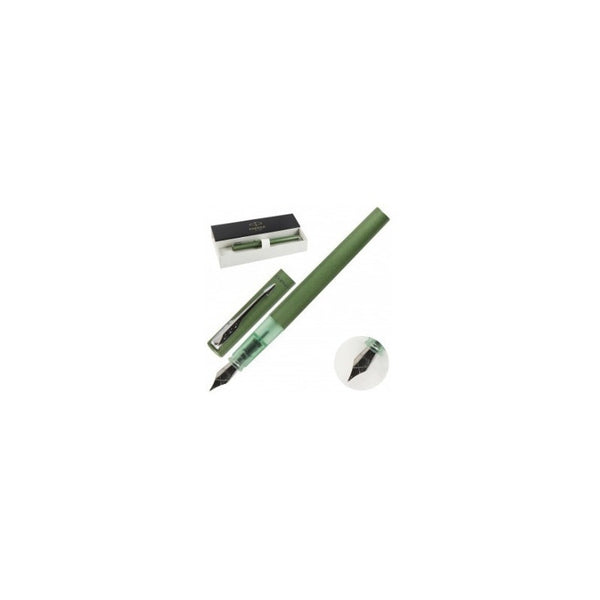 Lapicera Pluma Parker Vector Xl Green - Fine