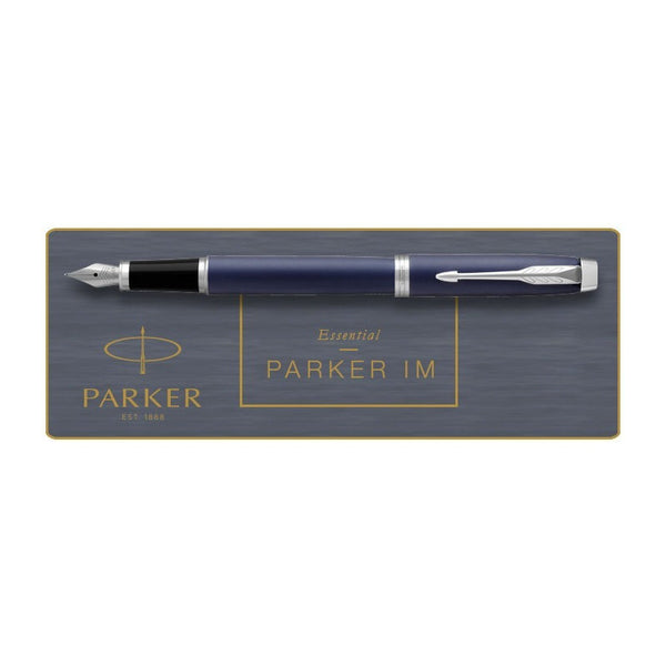 Lapicera Pluma Fuente Parker Im Matte Blue Ct