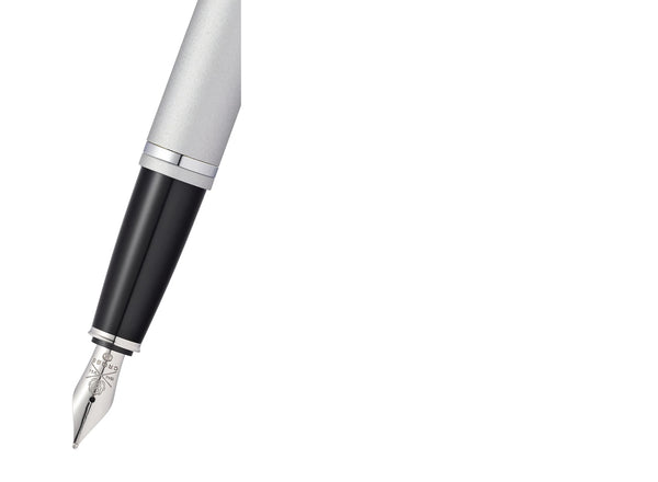 Lapicera Pluma Fuente Cross Calais Satin Chrome At0116-16ms