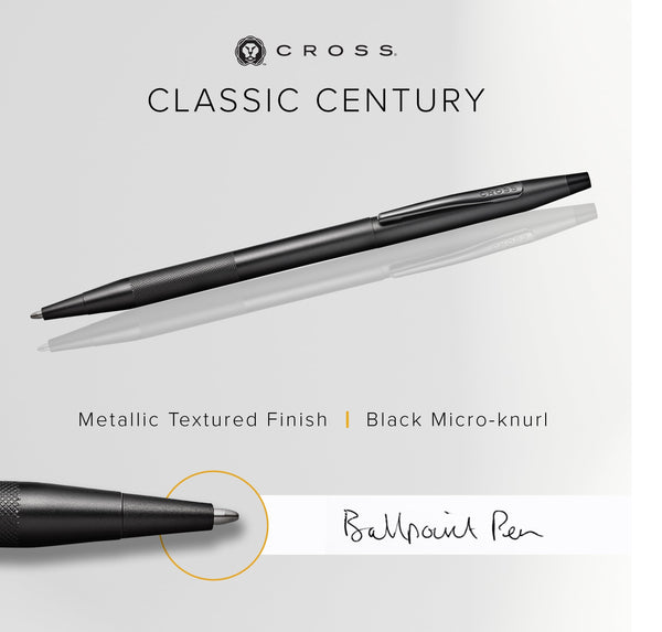 Lapicera Boligrafo Cross Century Black Mate At0082-136