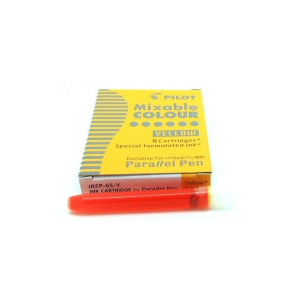 Cartridges Pluma Caligrafia Pilot Parallel Color Amarillo