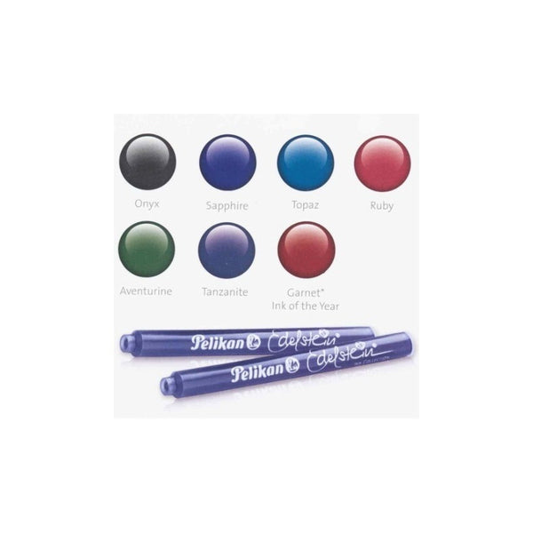 Tinta P/pluma Fuente Pelikan Edelstein Cartridges Onyx
