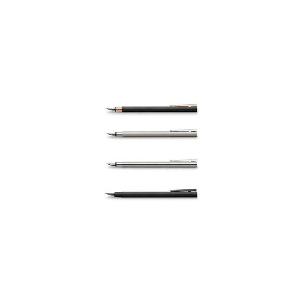Lapicera Pluma Faber-Castell Neo Slim Stainless St Shiny - Medium (M)