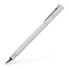 Lapicera Pluma Faber-Castell Neo Slim Stainless St Shiny - Medium (M)