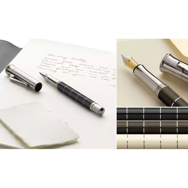 Lapicera Pluma Fuente Graf Von Faber-Castell Anello Ebony - Medium