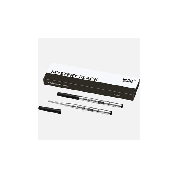 Tinta Set Repuesto Boligrafo Montblanc- Medium Mystery Black