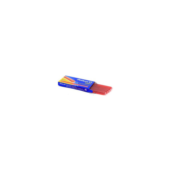Tinta P/pluma Fuente Pelikan 4001 Cartridges Largo Rojo