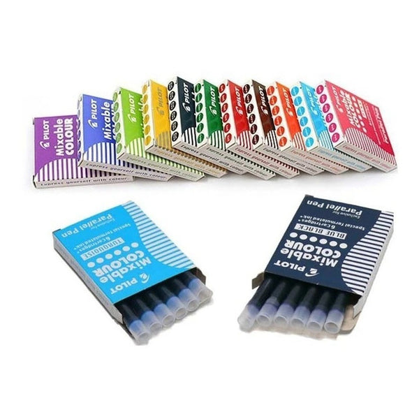Cartridges Pluma Caligrafia Pilot Parallel Color Naranjo