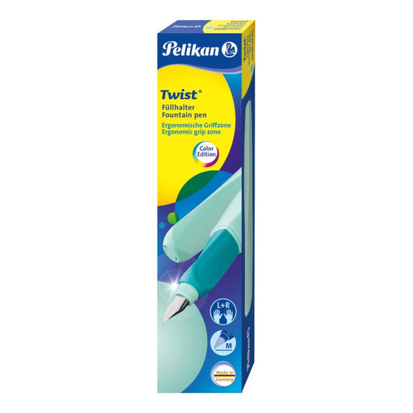 Lapicera Pluma Fuente Pelikan Twist - Neon Mint