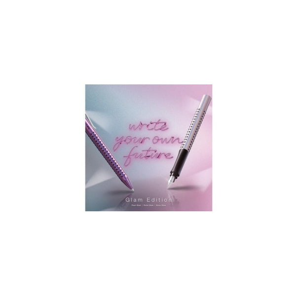 Lapicera Set Grip Faber-castell Glam Pearl Pluma+boligrafo