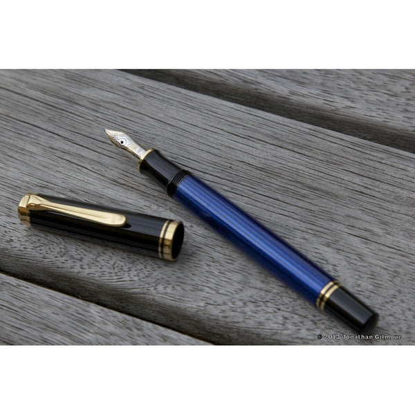 Lapicera Pluma Pelikan M400 Blue/black - Medium
