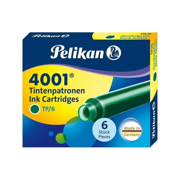 Tinta Para Pluma Fuente Pelikan 4001 - Cartridges- Verde