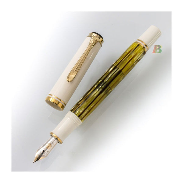 Lapicera Pluma Pelikan M400 Tortoise Shell White - Broad
