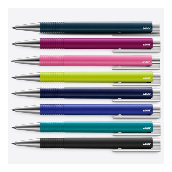 Lapicera Boligrafo Lamy Logo Stainless Steel Brushed