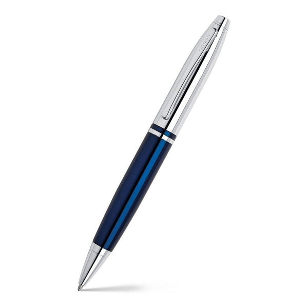 Lapicera Boligrafo Cross Calais Chrome/blue At0112-3