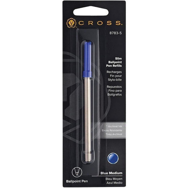 Tinta Repuesto Boligrafo Cross Slim Azul Medium / 8783-5