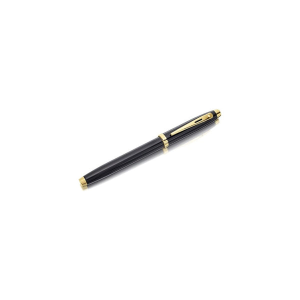 Lapicera Pluma Fuente Sheaffer 100 Gloss Black Gt - Medium
