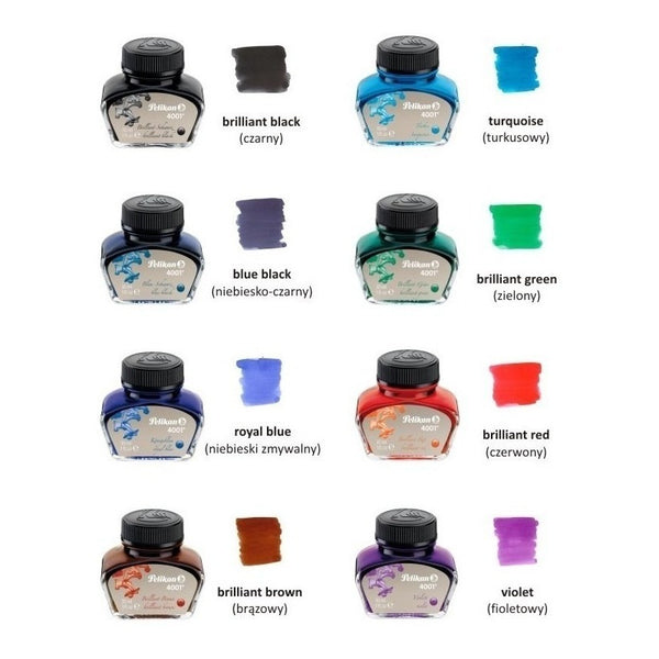 Tinta Pluma Fuente Pelikan 4001 - 30 Ml - Blue Black