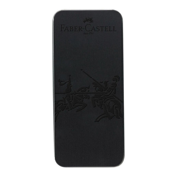 Lapicera Set Hexo Faber-castell Mate Black Pluma + Boligrafo