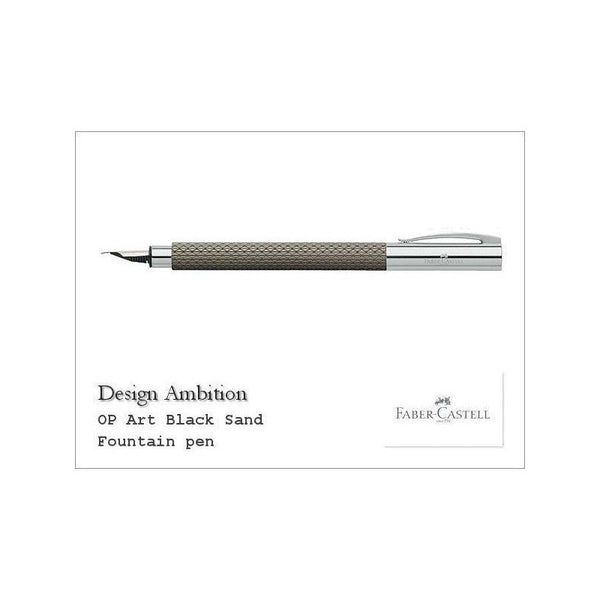 Lapicera Pluma Faber-castell Ambition Opart Blacksand - M