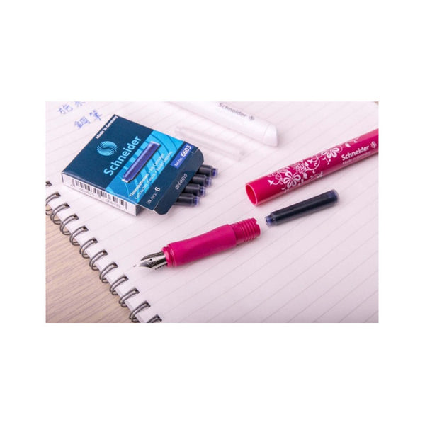 Tinta Para Pluma Fuente Schneider 6603 - Cartridges - Azul